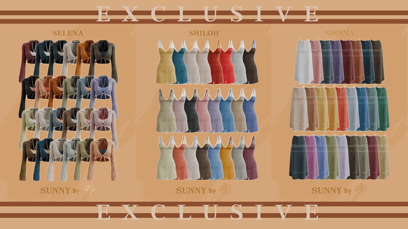 Галерея мода Коллекция одежды Sunny Pieces #1